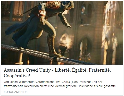 Ulrich Wimmeroth - Assassins Creed Unity - eurogamer
