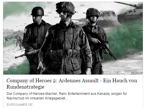 Ulrich Wimmeroth - Company of Heroes 2 - Ardennes Assault - eurogamer