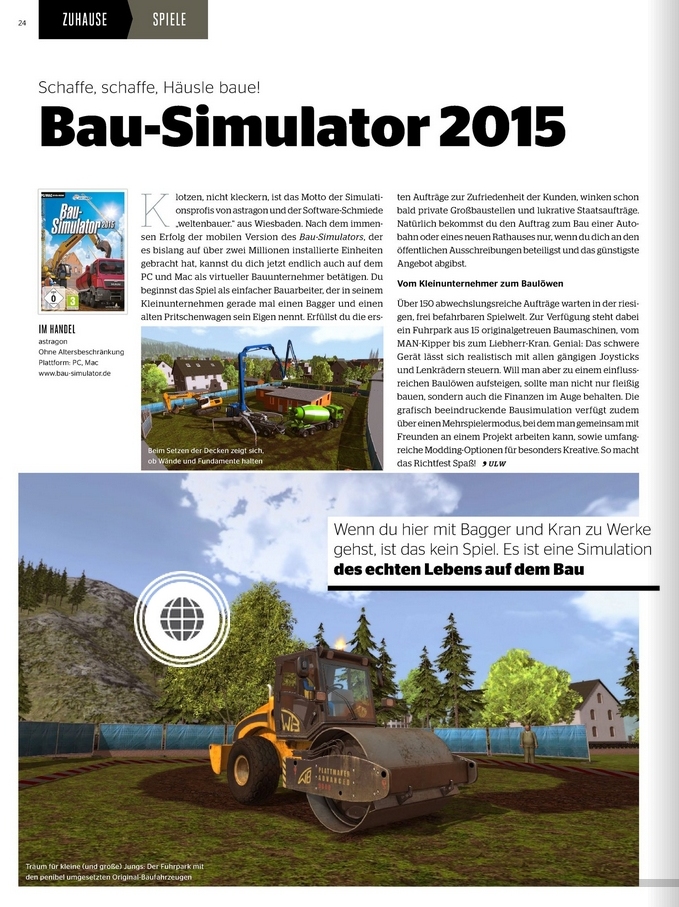 Ulrich Wimmeroth - Bau-Simulator 2015