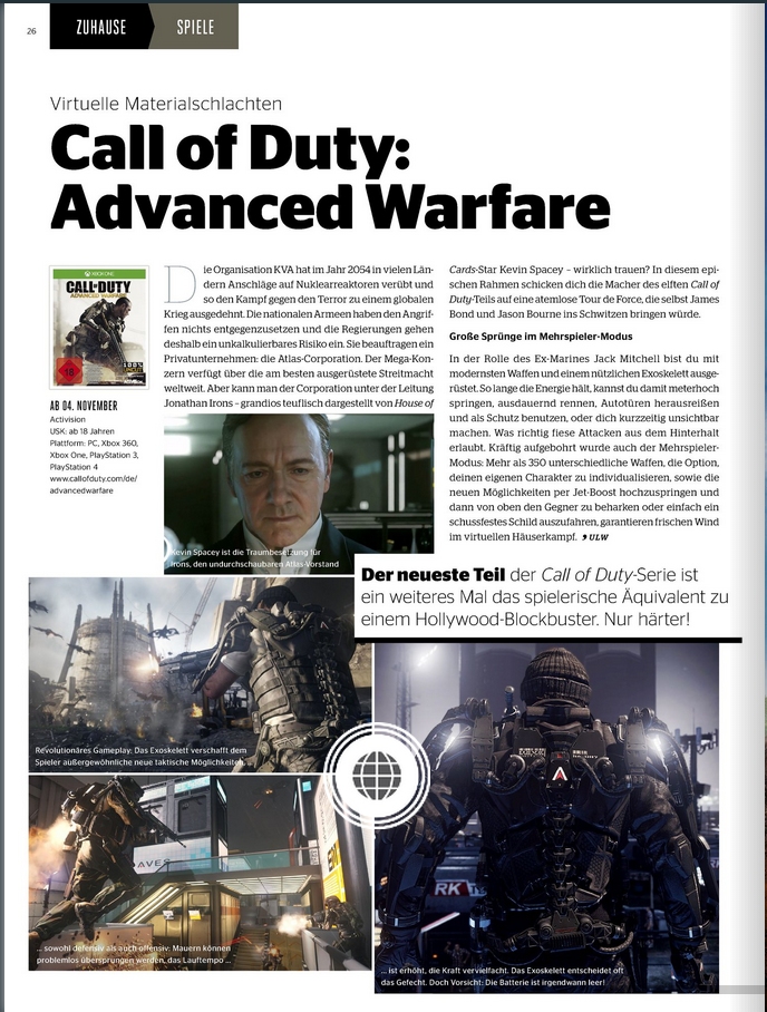 Ulrich Wimmeroth - Call of Duty Advanced Warfare - kinoundco