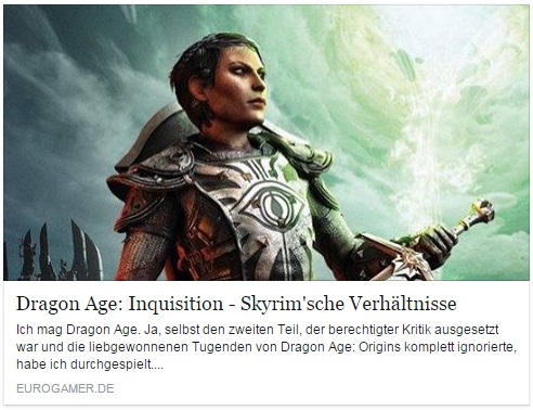 Ulrich Wimmeroth - Dragon Age Inquisition - eurogamer