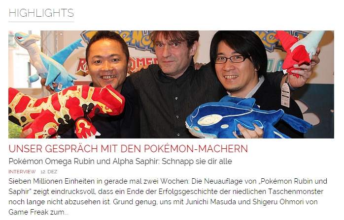 Ulrich Wimmeroth - Interview mit den Pokemon Machern - games.ch