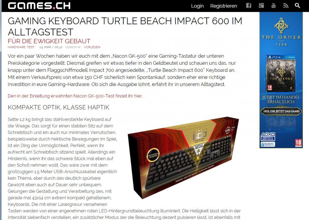 Ulrich Wimmeroth - Turtle Beach Impact 600 Test - games_ch