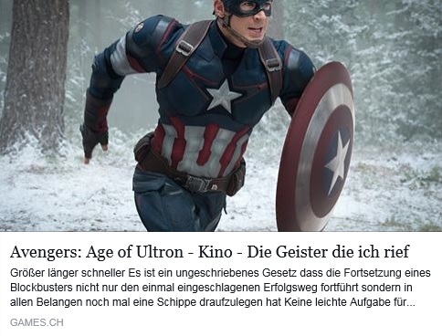 Ulrich Wimmeroth_Avengers Age of Ultron Filmkritik