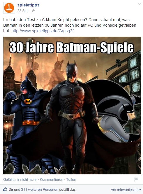 Special: Batman als Videospiel-Figur: Von Batman bis Arkham Knight