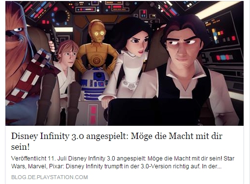 Ulrich Wimmeroth - Disney Infinity 3.0 Vorschau - PlayStation Blog
