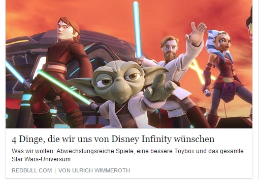 Ulrich Wimmeroth - Disney Infinity 3 - Red Bull