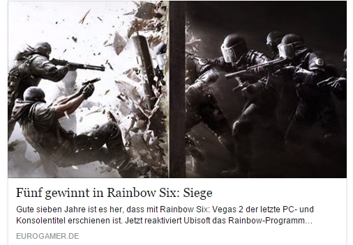 Ulrich Wimmeroth - Rainbow Six Siege - Eurogamer