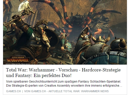 Ulrich Wimmeroth - Total War Warhammer - Games.ch