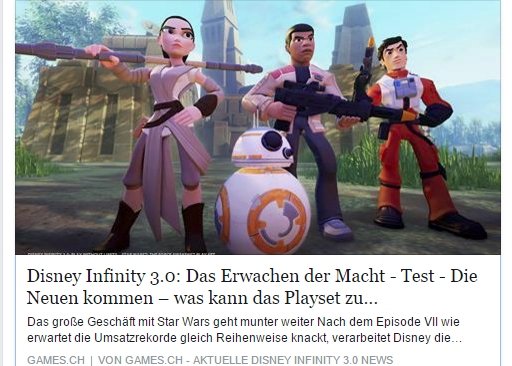 Ulrich Wimmeroth - Disney Infinity - Das Erwachen der Macht - games.ch
