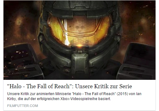 Ulrich Wimmeroth - Halo Fall of Reach - Filmfutter.com