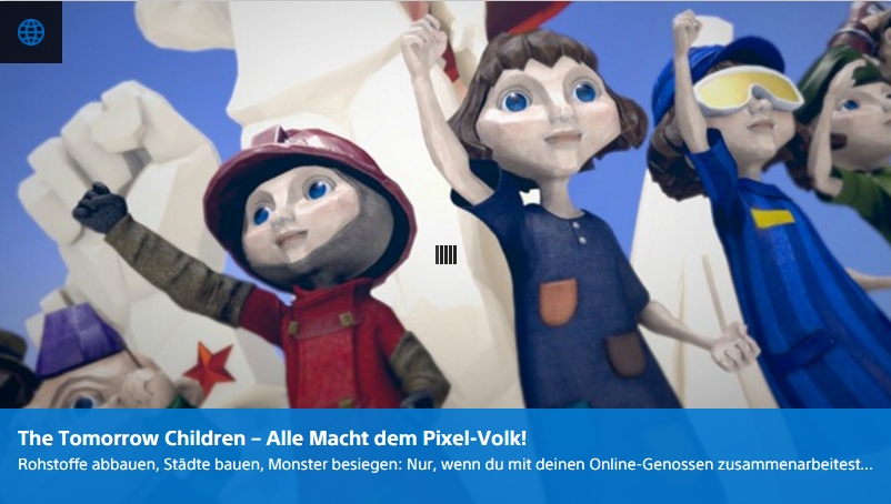 Ulrich Wimmeroth - The Tomorrow Children - Playstation Digi-Tal