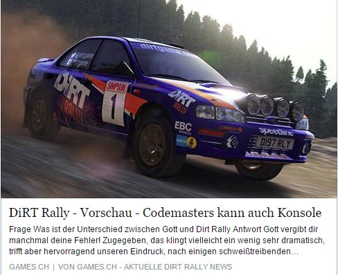 Ulrich Wimmeroth - Dirt Rally - games.ch