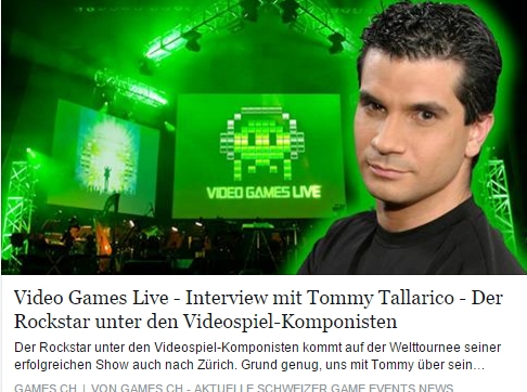 Ulrich Wimmeroth - Video Games Live - Interview mit Tommy Tallarico - games.ch