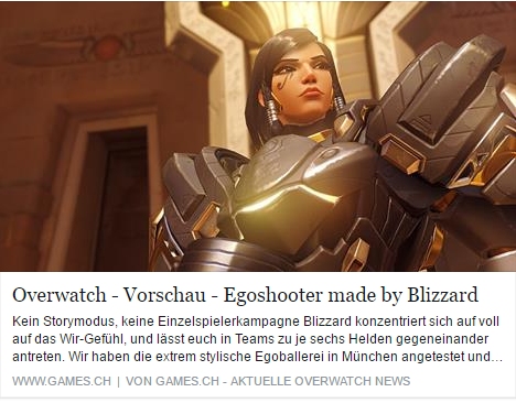 Overwatch - Ulrich Wimmeroth - games.ch