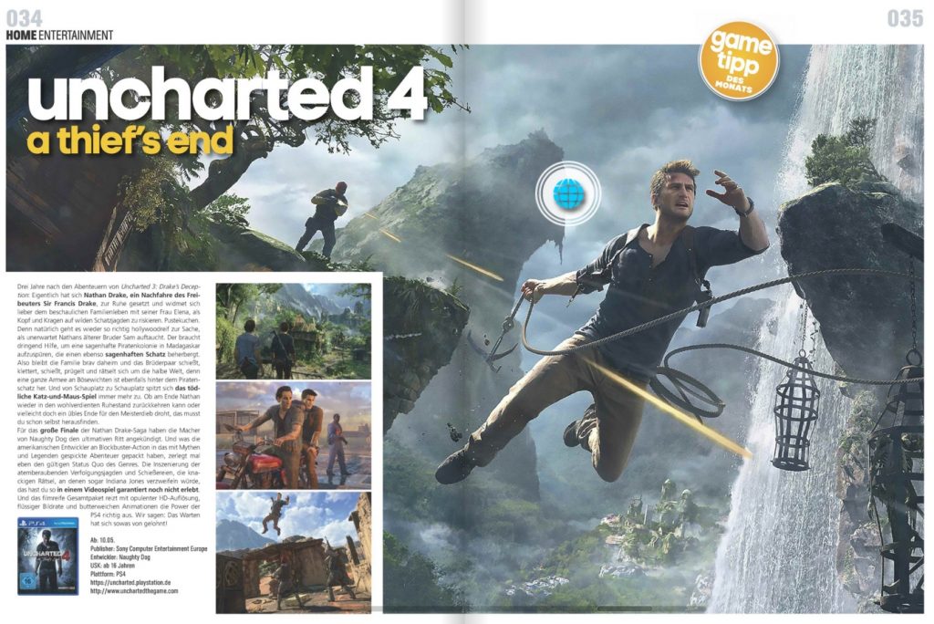 Uncharted 4 - Kino und Co - Ulrich Wimmeroth