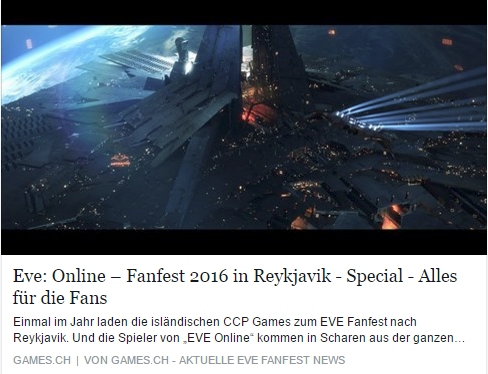 EVE Fanfest 2016 - Alles fuer die Fans - Ulrich Wimmeroth - games.ch