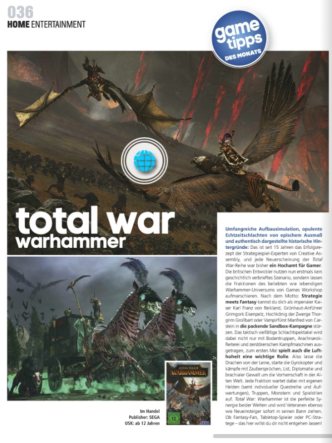 Total War Warhammer - Ulrich Wimmeroth - Kino und Co