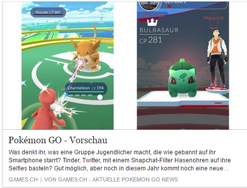 Games.ch - Pokemon Go Vorschau - Ulrich Wimmeroth