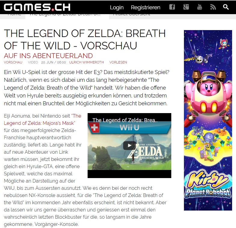 Games.ch - The Legend of Zelda - Breath of the Wild - Ulrich Wimmeroth