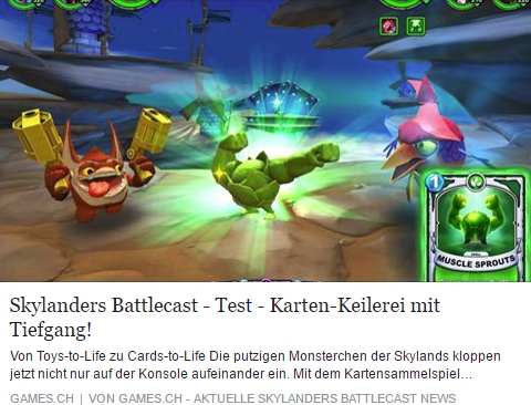 Skylanders Battlecast- Ulrich Wimmeroth - games.ch