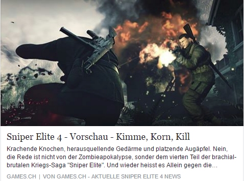 Games.ch - Sniper Elite 4  - Ulrich Wimmeroth