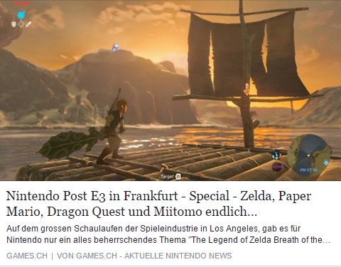 Games.ch - Zelda - Paper Mario - Dragon Quest - Miitomo - Ulrich Wimmeroth