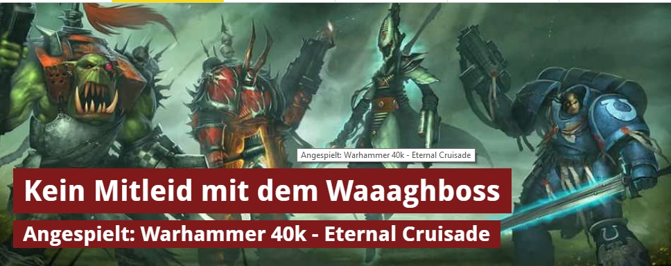 spieletipps.de - Warhammer 40000 Eternal Crusade - Ulrich Wimmeroth
