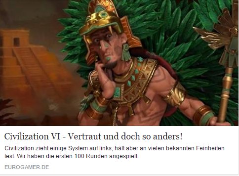 Eurogamer.de - Civilization VI - Ulrich Wimmeroth