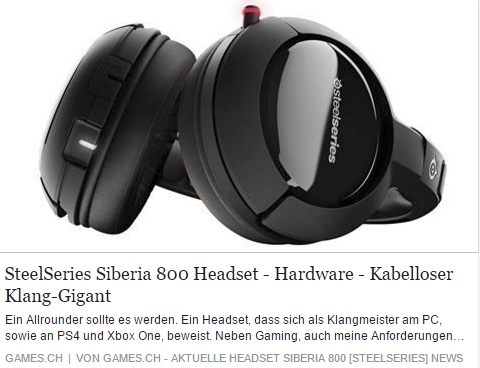 Games.ch - SteelSeries Siberia 800 - Ulrich Wimmeroth