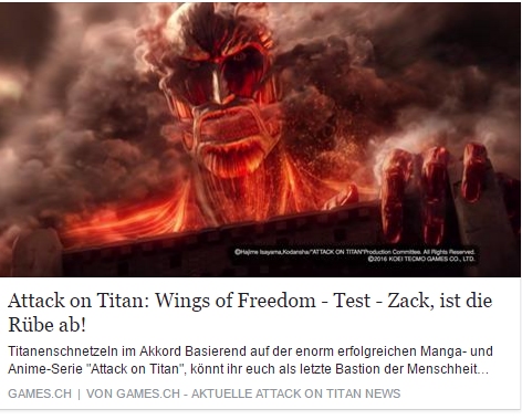Games.ch - AOT Wings of Freedom Test - Ulrich Wimmeroth