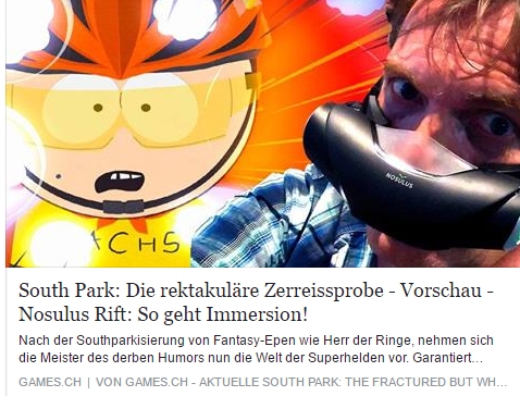 Games.ch - South Park - Die rektakulaere Zerreissprobe - Ulrich Wimmeroth