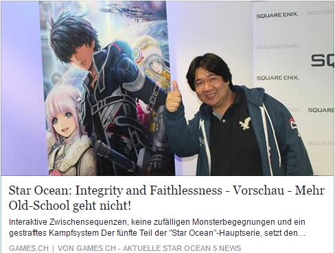 Star Ocean Integrity and Faithlessness - Ulrich Wimmeroth - Games.ch